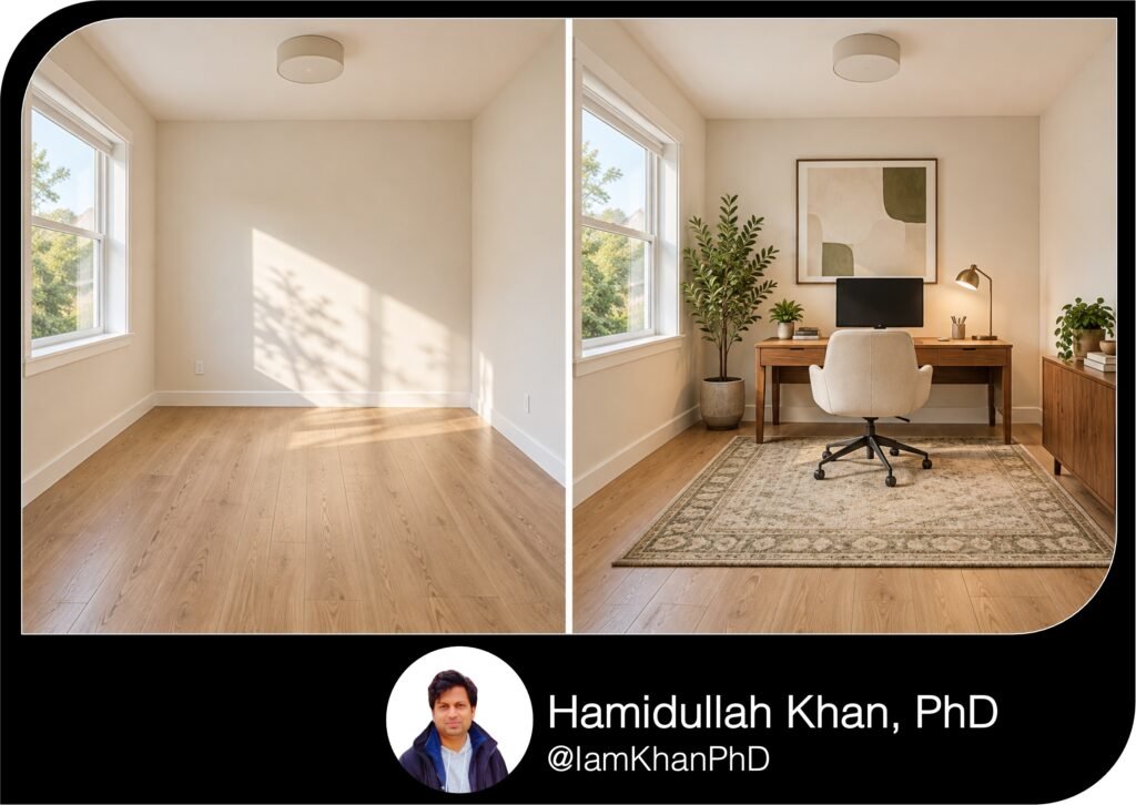10 AI Virtual Staging Prompts for Showing Home Office Potential